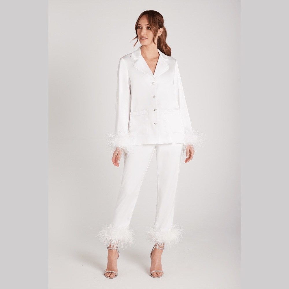 Nadine Merabi Darcie White Pajamas.